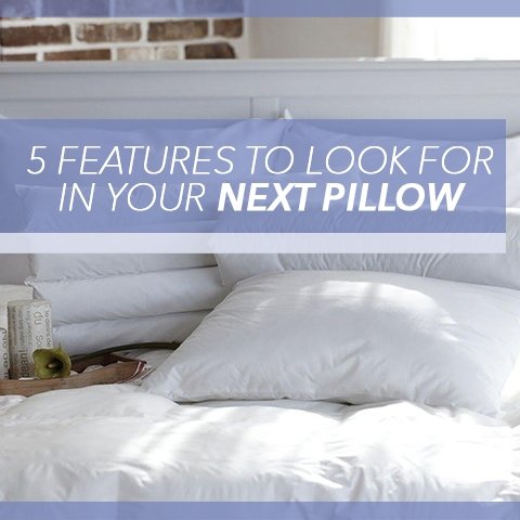 5 Features to Look for in Your Next Pillow - Cool-jams