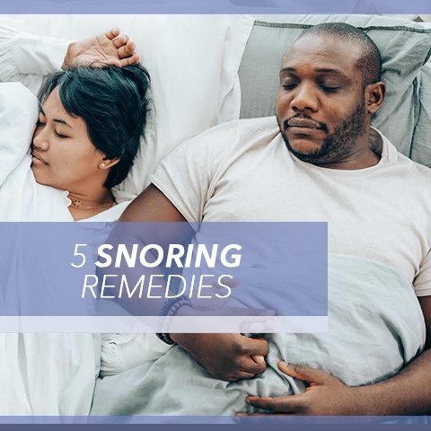 5 Snoring Remedies - Cool-jams