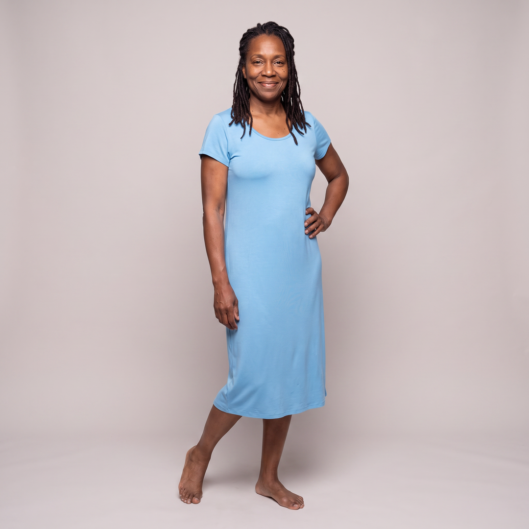 Women's DayBasics Long Tank Gown in coral