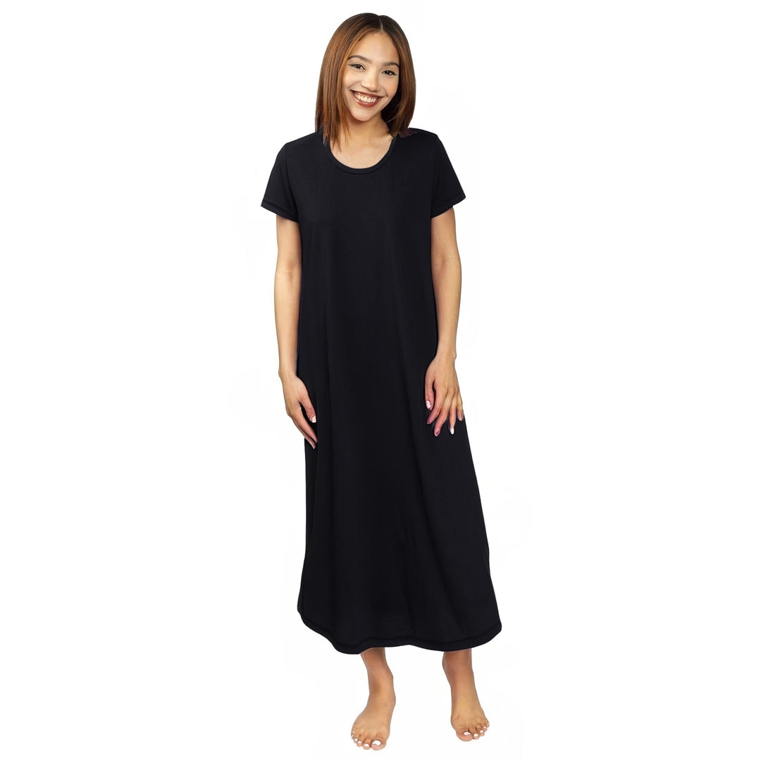 Women's Moisture Wicking Scoop Neck Nightshirt