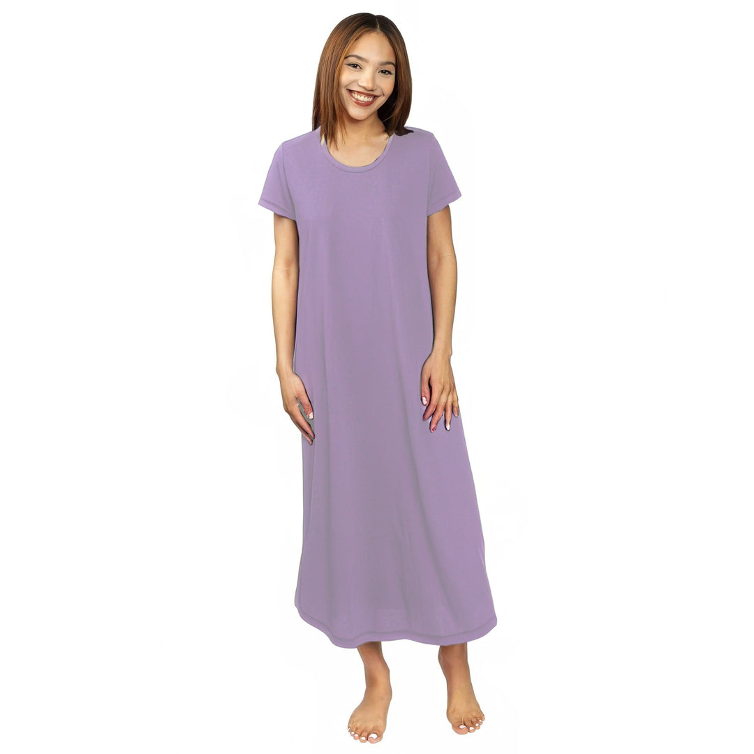 Women's Moisture Wicking Scoop Neck Nightshirt