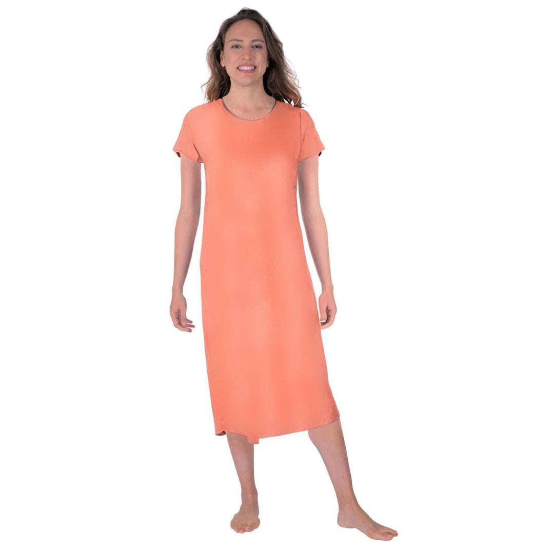 Women's Moisture Wicking Scoop Neck Nightshirt