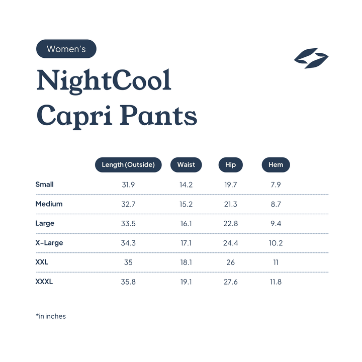 Cool-jams sleepwear size chart: how to measure neck, chest, sleeve, waist, hips and body length, with sizes S to 3X
