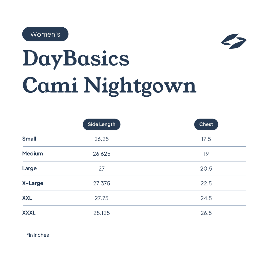 Cool-jams sleepwear size chart: how to measure neck, chest, sleeve, waist, hips and body length, with sizes S to 3X