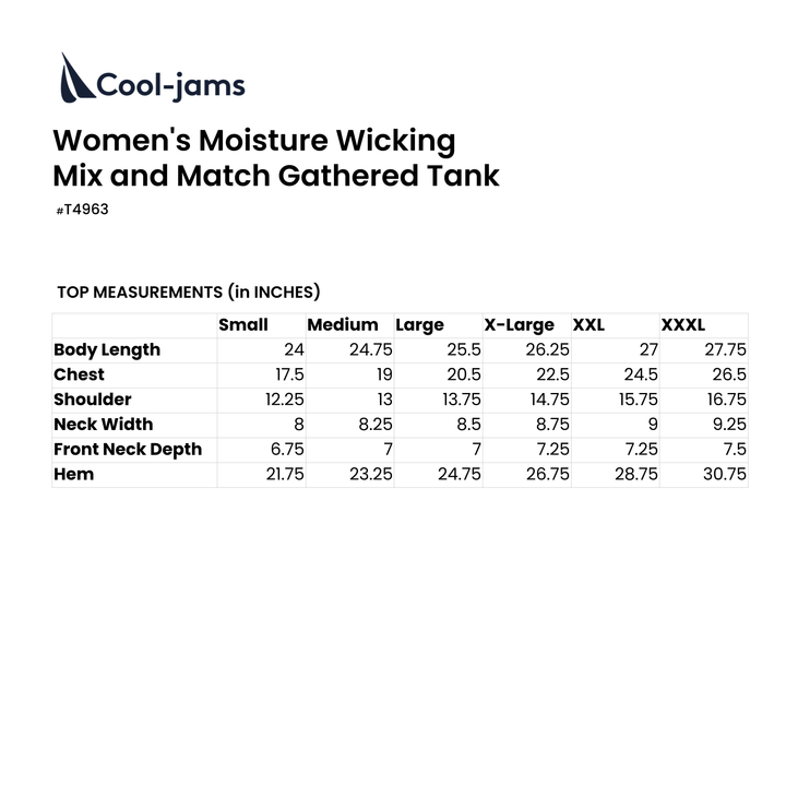 Women's Moisture Wicking Mix and Match Gathered Tank