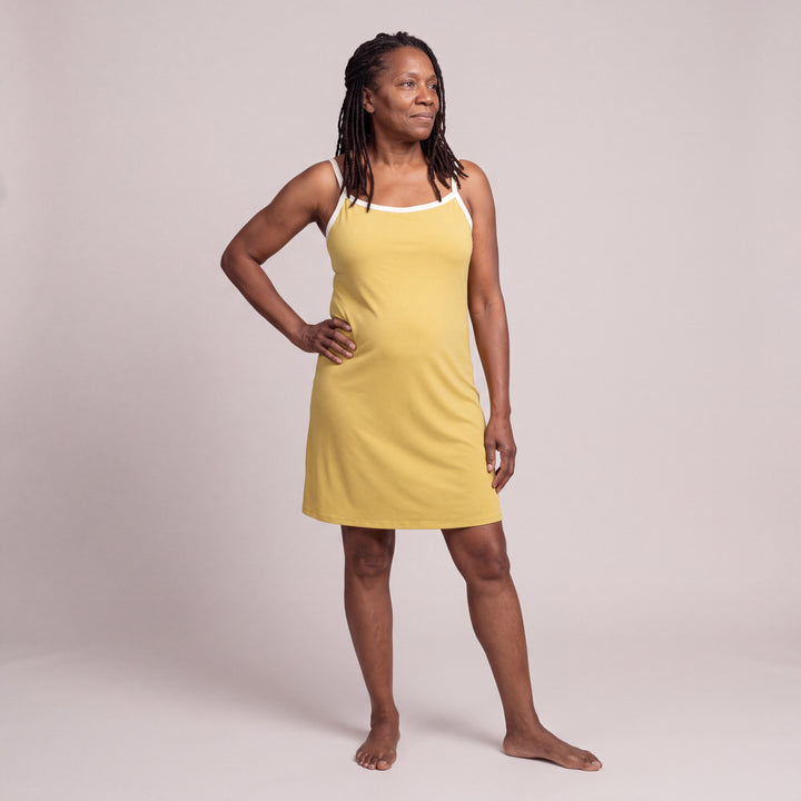 Lemon Cool-jams DayBasics Cami Nightgown for women, breathable everyday sleepwear