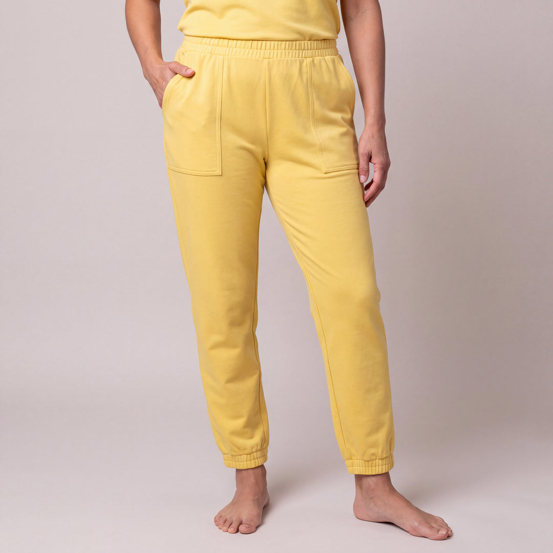 Lemon Cool-jams DayBasics Cuff Jogger Pants for women, soft, breathable sleepwear for women