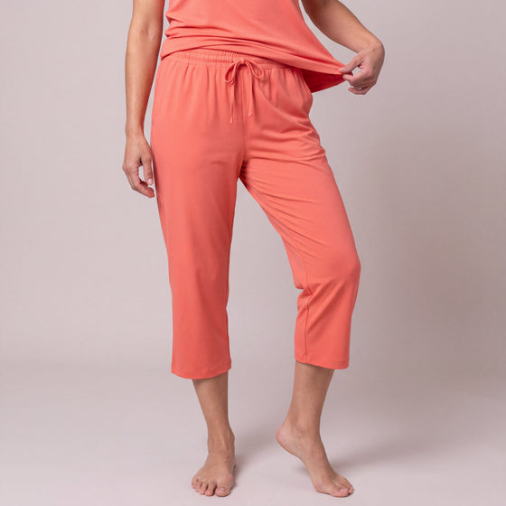 Drawstring Capri Pants