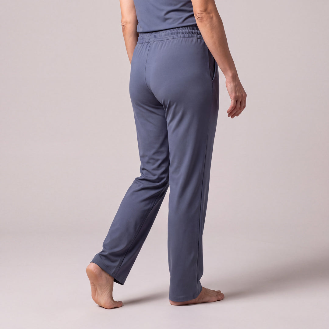 Dusk Blue Cool-jams DayBasics Drawstring Pants for women, easy everyday sleepwear