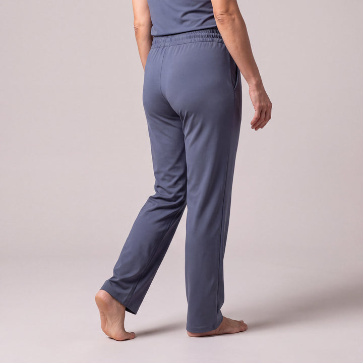 Dusk Blue Cool-jams DayBasics Drawstring Pants for women, easy everyday sleepwear