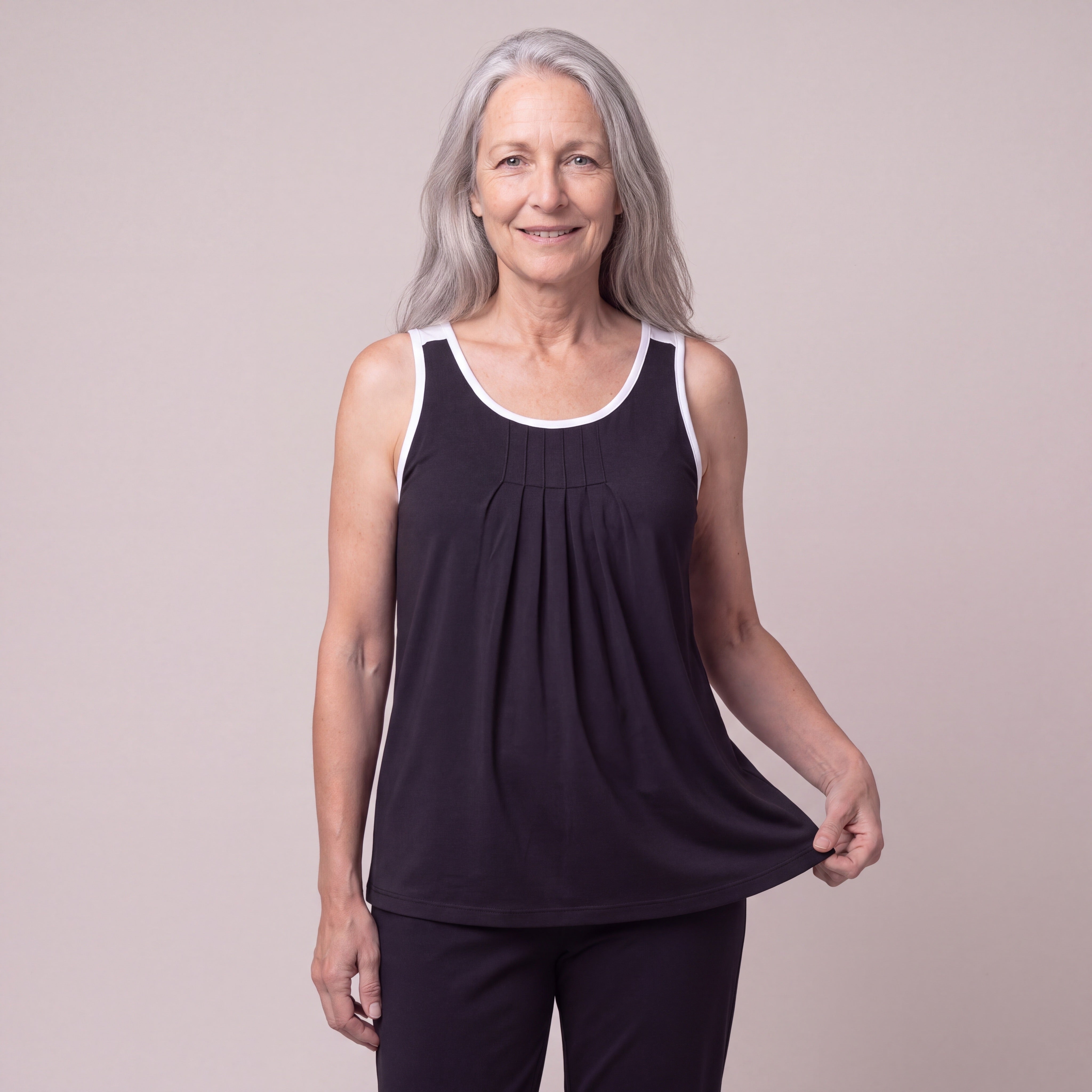 Pleated Tank Pajama Top | Cool-jams DayBasics