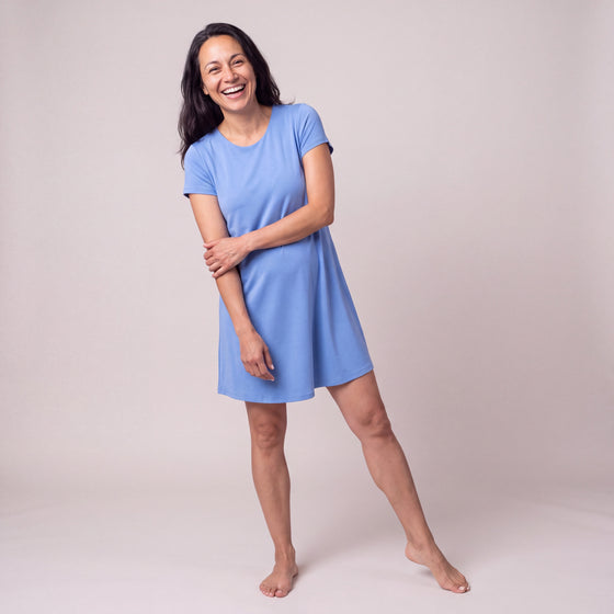 Scoop Neck Nightshirt, cover-up
