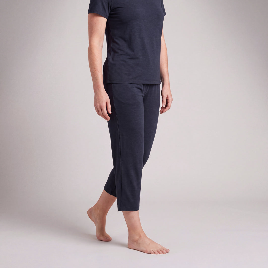 Women's NightCool Capri Pants in Navy