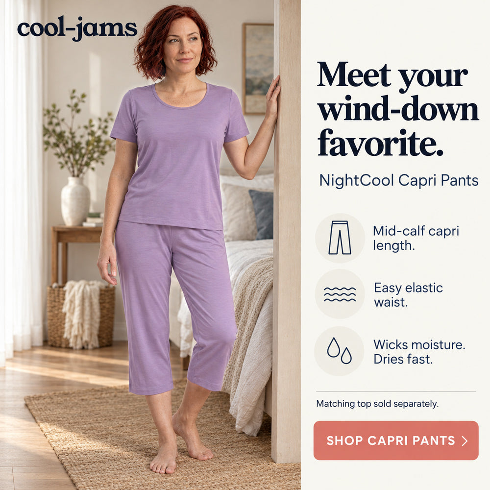 Women's NightCool Capri Pants in Violet