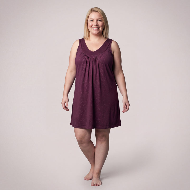 Women's NightCool Gathered Tank Nightgown