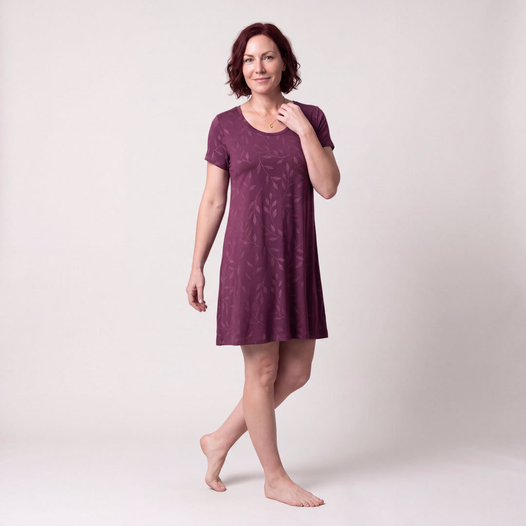 Merlot-Leaf Cool-jams Women&