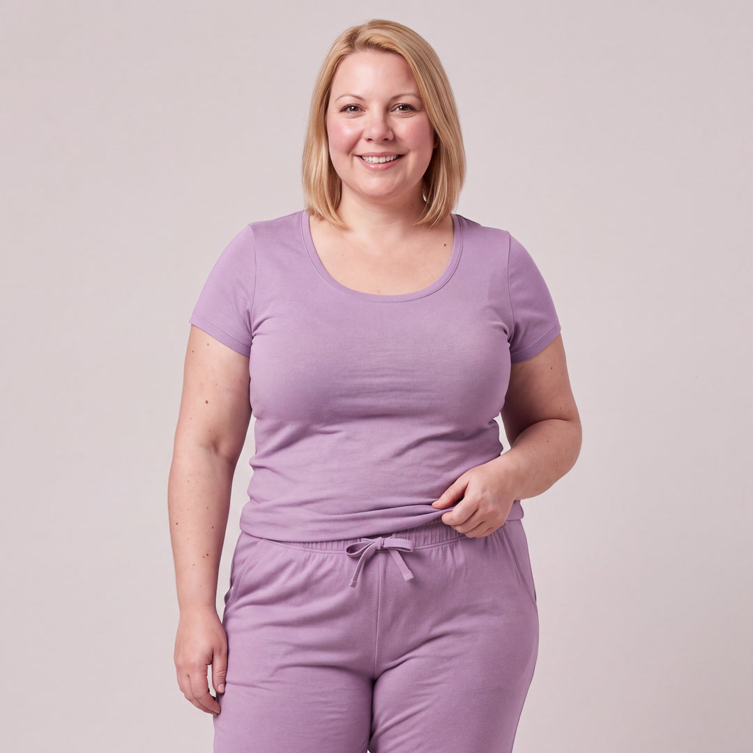 Women's NightCool Scoop T-Shirt in Violet