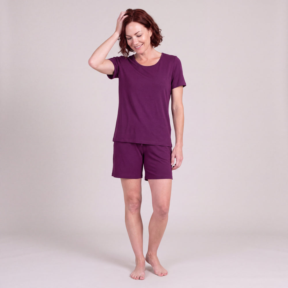 Women's NightCool Shorts in Merlot