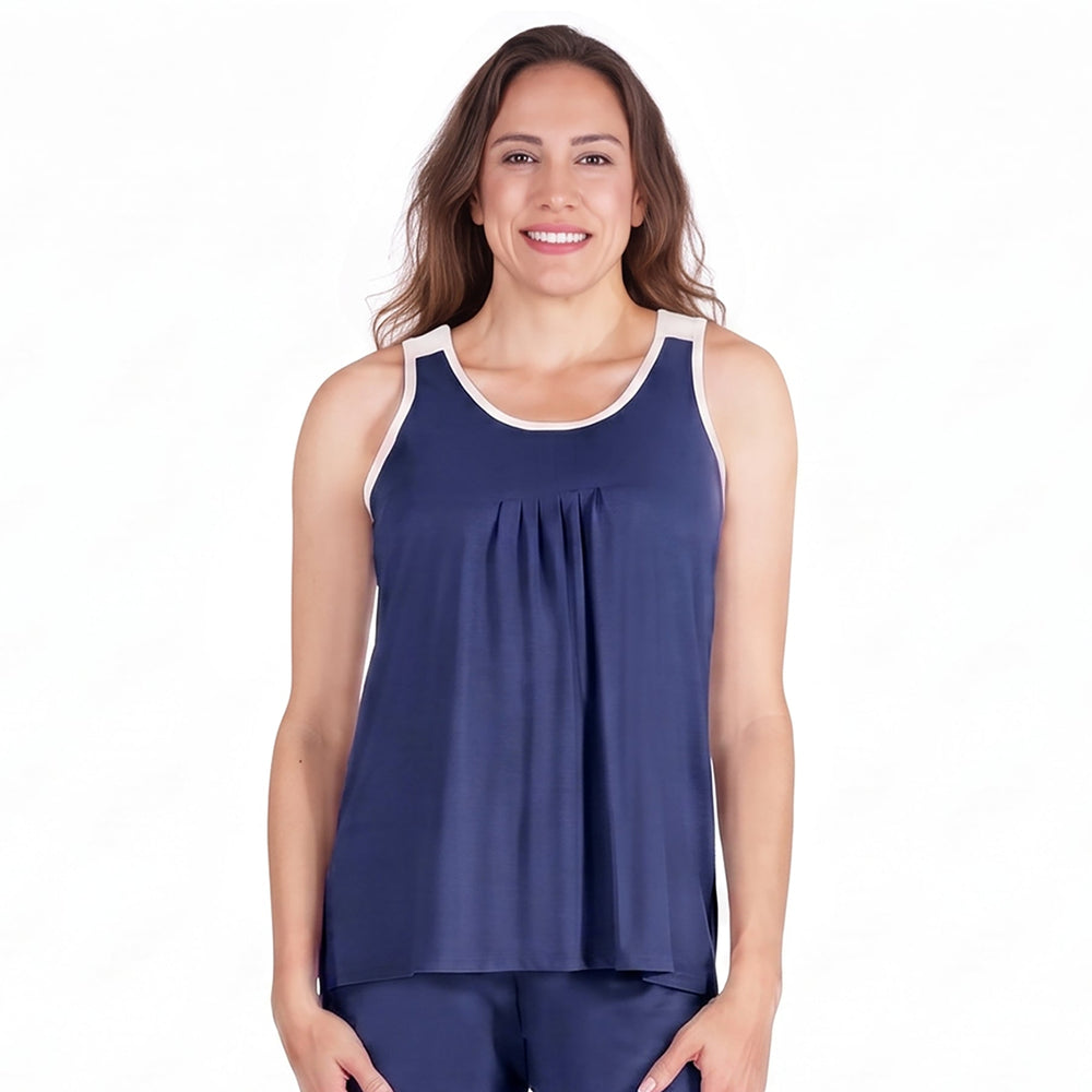 Women's DayBasics Pleated Tank Top - Cool-jams