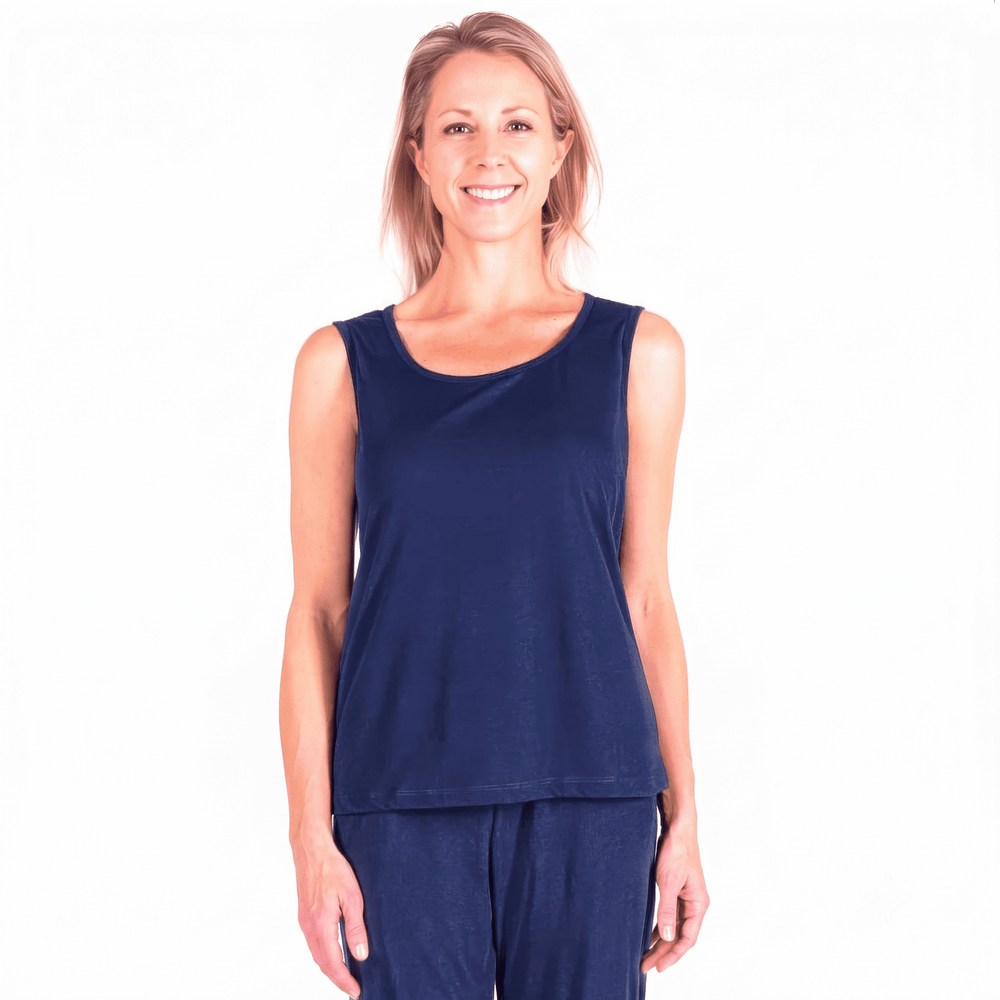 Navy Cool-jams DayBasics Tank Top for women, soft and lightweight
