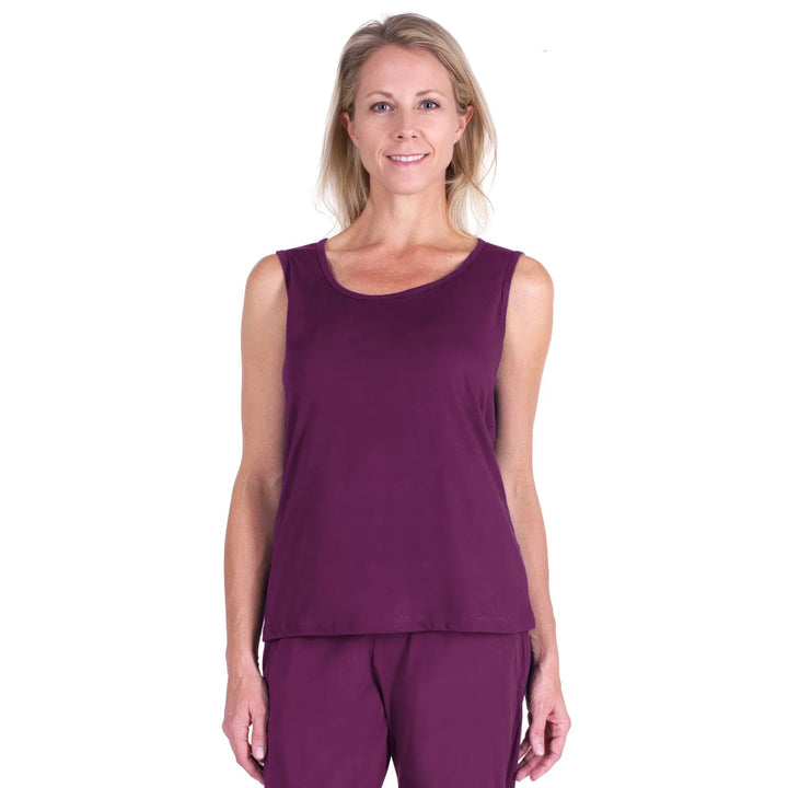 Merlot Cool-jams DayBasics Tank Top for women, versatile lounge and sleepwear