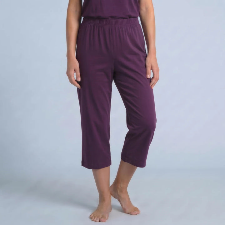 Merlot Cool-jams NightCool Capri Pajama Pants for women, cooling nightwear