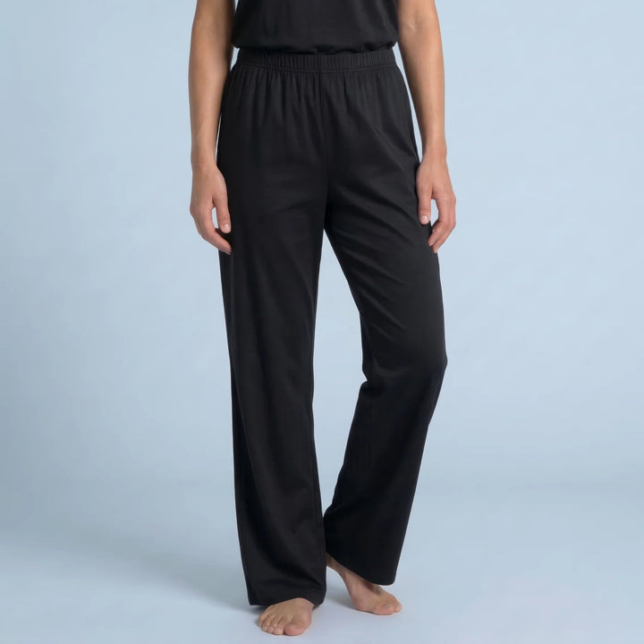 Black Cool-jams NightCool Pajama Pants for women, made for night sweats and hot flashes