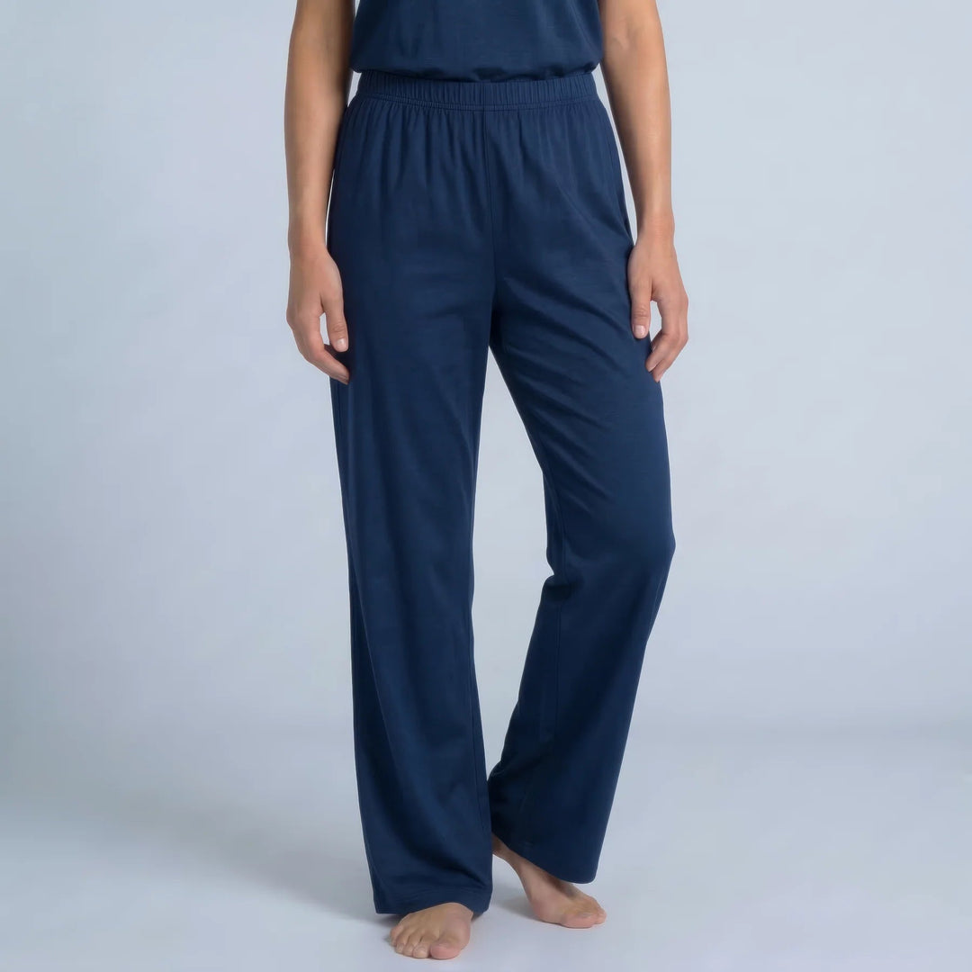 Navy Cool-jams NightCool Pajama Pants for women, wicks sweat and dries fast
