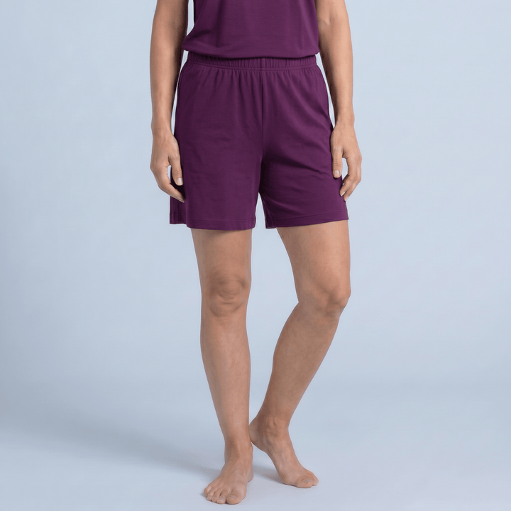 Merlot Cool-jams NightCool Pajama Shorts for women, for hot flash nights