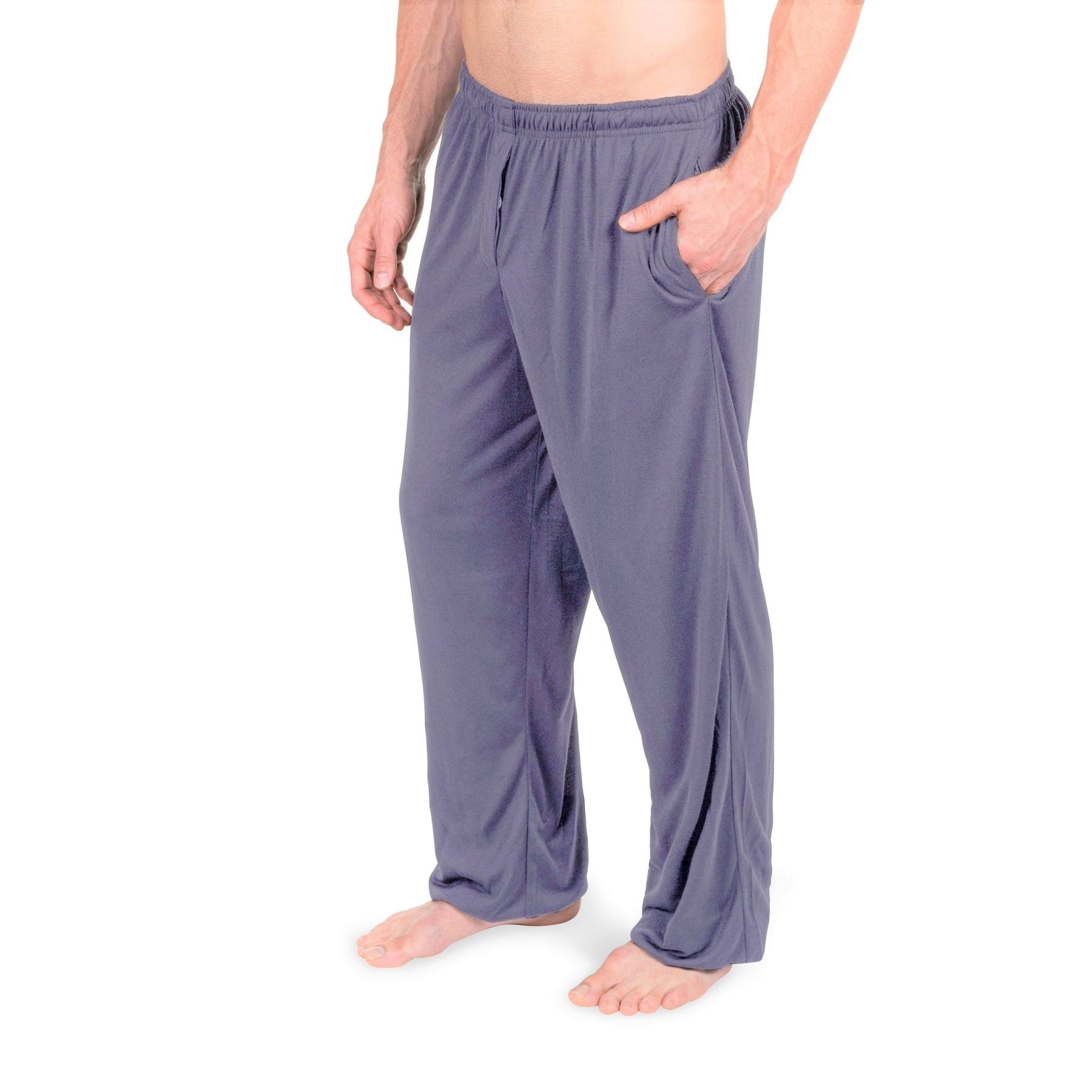 Mens Cotton Pajama Pants Lounge Pockets Sleep Bottoms Sleepwear Long  Trouser NFS | eBay