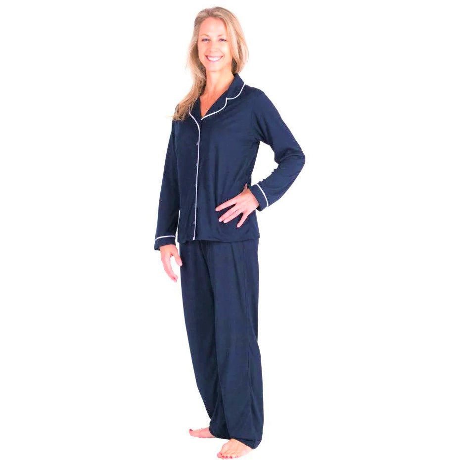 Women's Moisture Wicking Button Front Pajama Set - Cool-jams