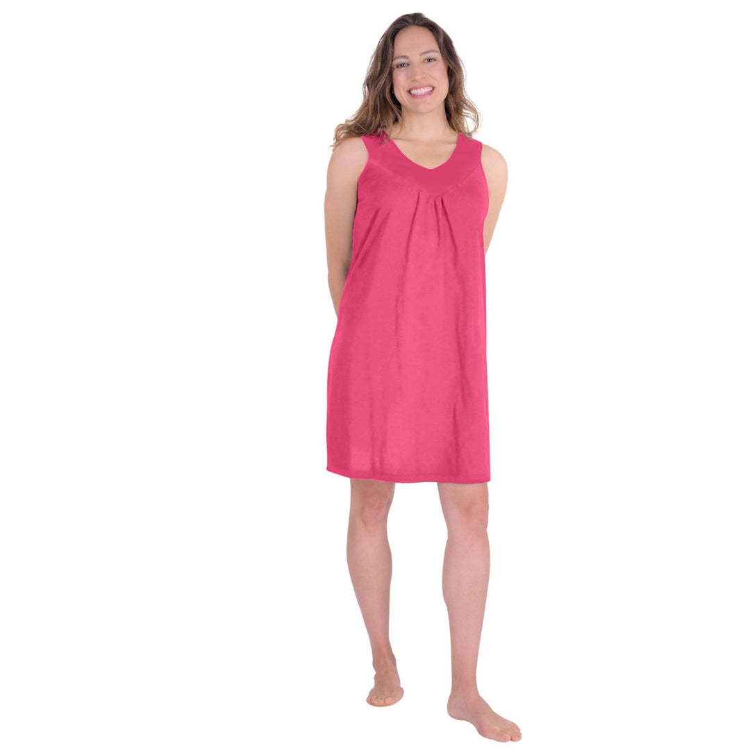 Women's Moisture Wicking Gathered Tank Nightgown - Cool-jams