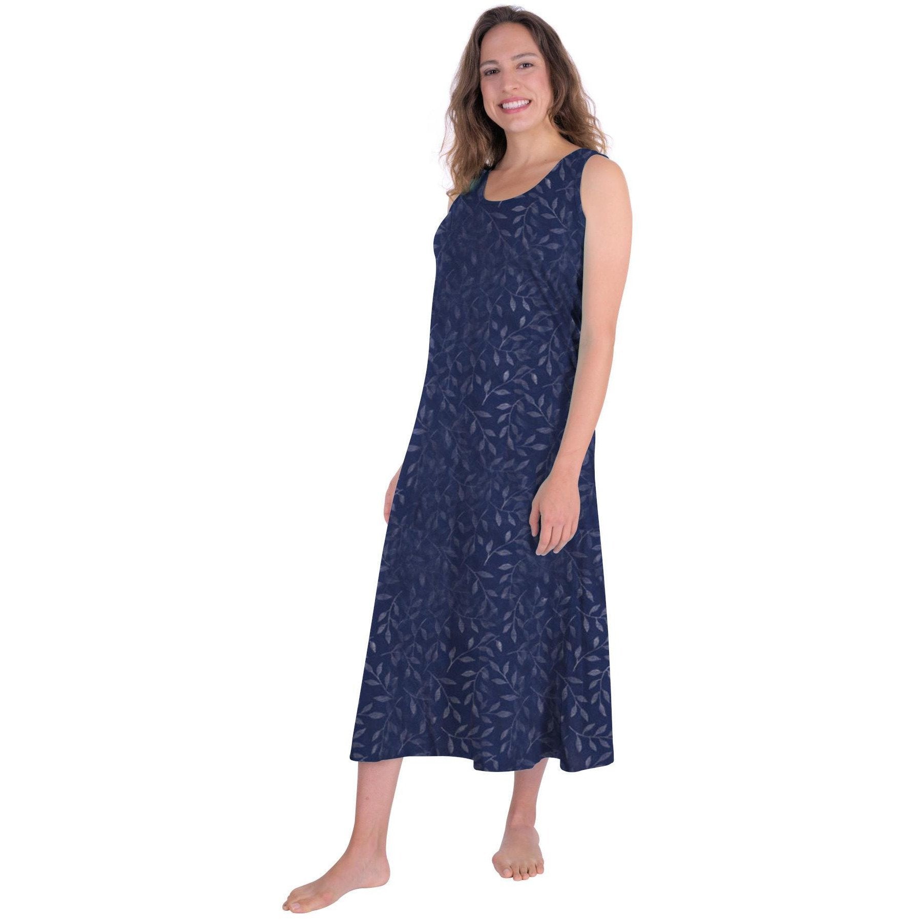 Women's Nightgown | Sleeveless Bamboo Nightgown | Fishers Finery