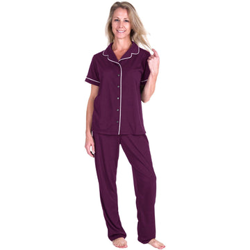 Menopause Sleepwear Set | Button Down Pajamas for Hot Flashes – Cool-jams