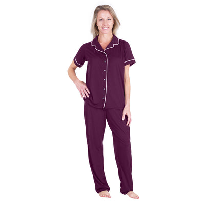 Menopause Sleepwear Set | Button Down Pajamas for Hot Flashes – Cool-jams